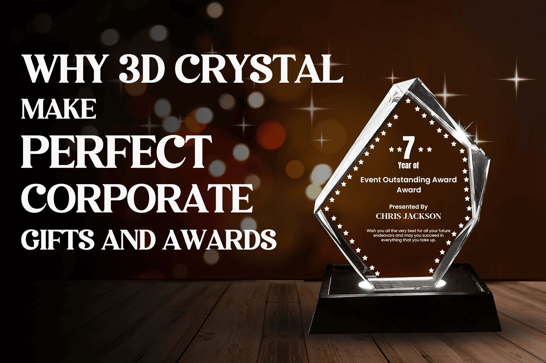 3D crystal engravings